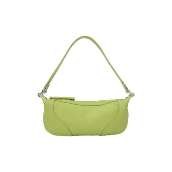 By Far Leather Shoulder Bag Women's Green