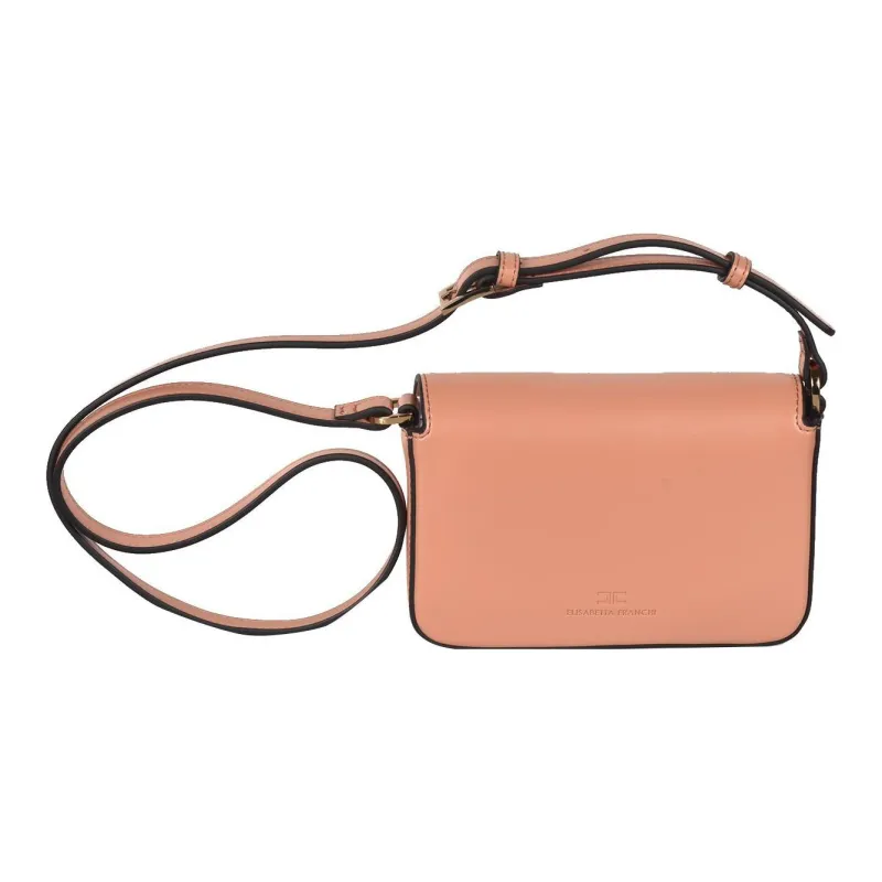Elisabetta Franchi Polyurethane PU Shoulder Bag Women's Pink-2