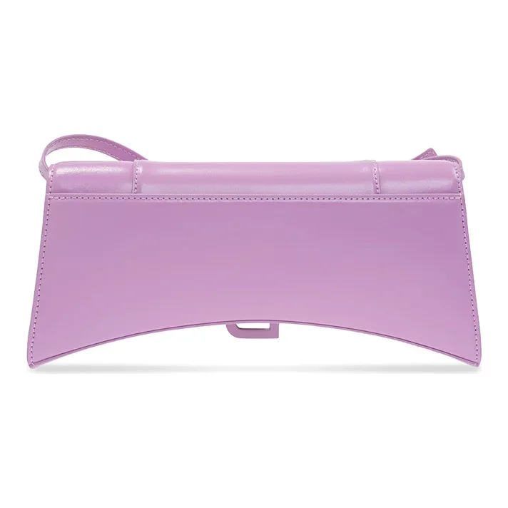 Balenciaga Hourglass Calfskin Hourglass Bag Shoulder Bag Crossbody Bag Women's Purple-2