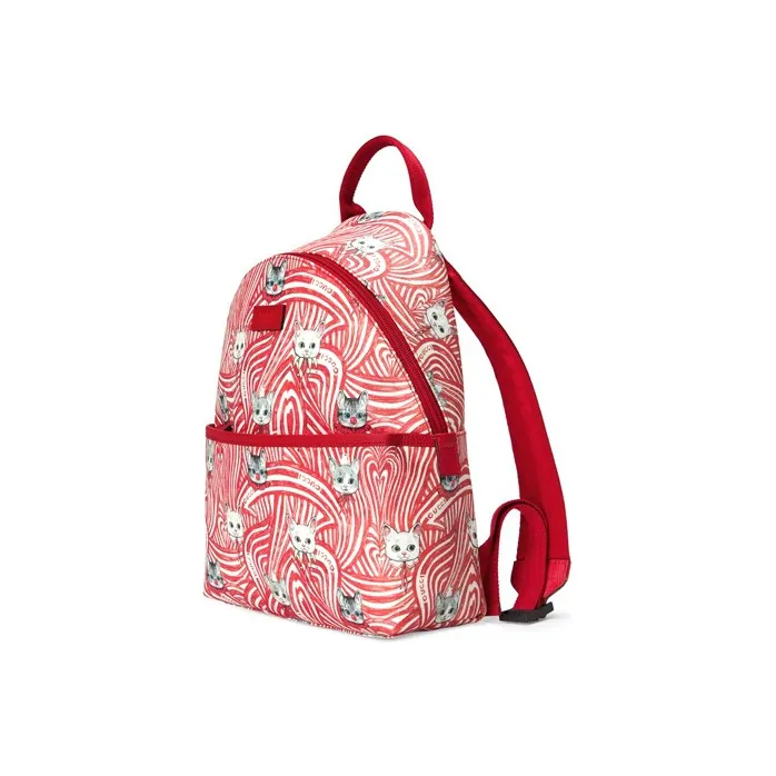 GUCCI Yuko Higuchi Yuko Higuchi Co-Branded Canvas With Leather Kids' Backpack Kids' Red/White-1