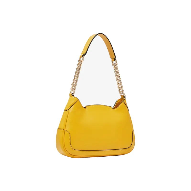 MICHAEL KORS MICHAEL KORS Handbag Collection Hally Cow Leather Underarm Shoulder Bag Women's Yellow-1