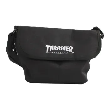 Thrasher Polyester Crossbody Bag Regular Unisex Black