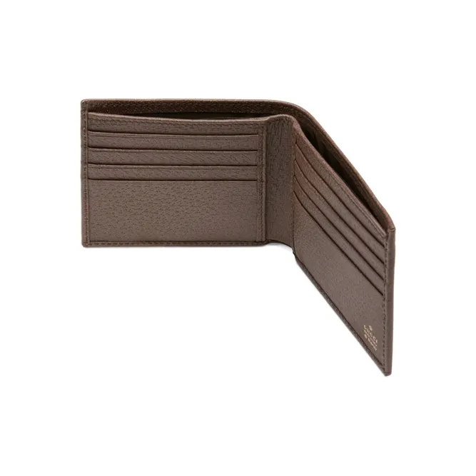 GUCCI Disney, Collaboration Leather Wallet Unisex Ebony-3