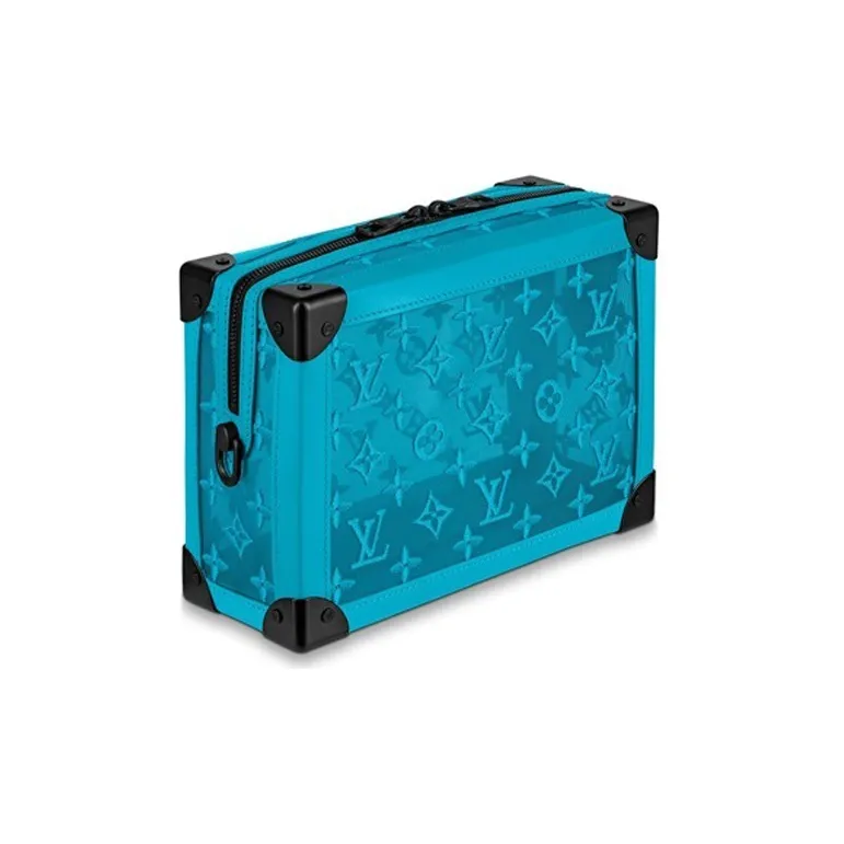 LOUIS VUITTON Soft Trunk Monogram Mesh Turquoise-1