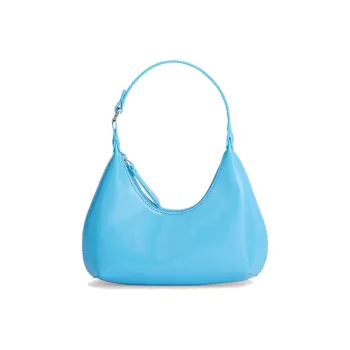 By Far Baby Amber Semi patent Leather Shoulder Bag