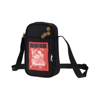 LiNing Disney Collaboration Polyester Shoulder Bag Crossbody Bag Regular Unisex Black Red