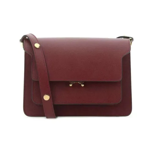 MARNI Calfskin Shoulder Bag Crossbody Bag Women's Brown