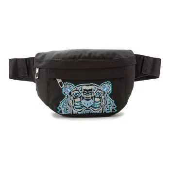 KENZO Nylon Sling Bag Small Size Men's Black