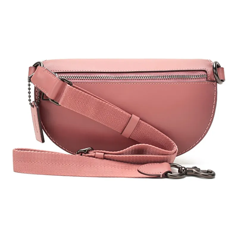 COACH Bethany Leather Fanny Pack Small Size Women's Vintage Pink With Tan-3