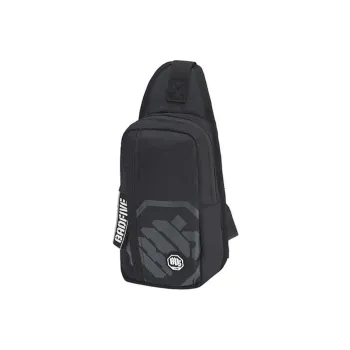 LiNing Polyester Shoulder Bag, Crossbody Bag, Sling Bag Unisex Black