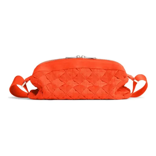 Bottega Veneta Fabric Fanny Pack Regular Men's Orange