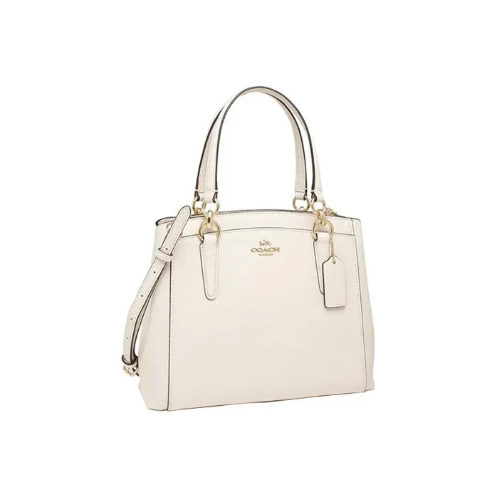 COACH Minetta Leather Horse Shoe Bag Shoulder Bag Crossbody Bag Handbag Women's White-2