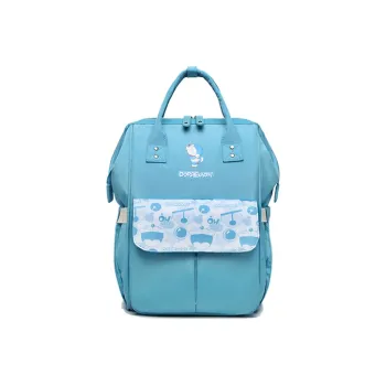 OTA Doraemon Collaboration Oxford Handbag Mommy Bag Baby And Mom Backpack Regular Unisex Blue Pink