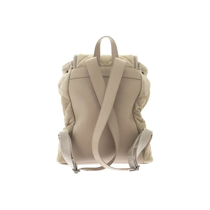 Brunello Cucinelli Suede Backpack Women's Light Umber-3