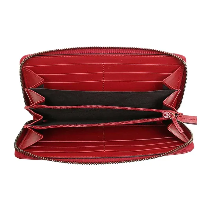 GUCCI GG Marmont Quilted Leather Wallet Women's Red-1