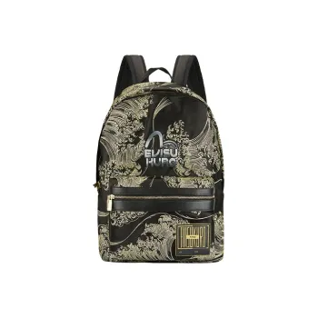 EVISU Embroidery Backpack Regular Men's Black