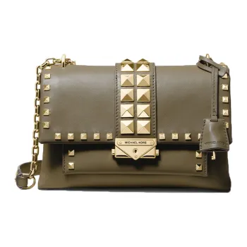 MICHAEL KORS Cece Leather Crossbody Bags Shoulder Bags Medium Size Women's Green