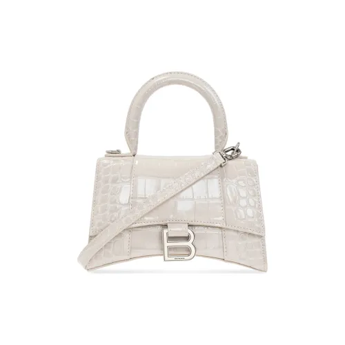 Balenciaga Calfskin Shoulder Bags Handbags Women's Cream