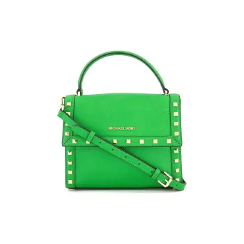 MICHAEL KORS Dillon Leather Crossbody One Shoulder Handbags Women's Green