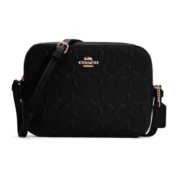 COACH Camera Iconic Smooth Calfskin Shoulder Bag Crossbody Bag Mini Women's Black