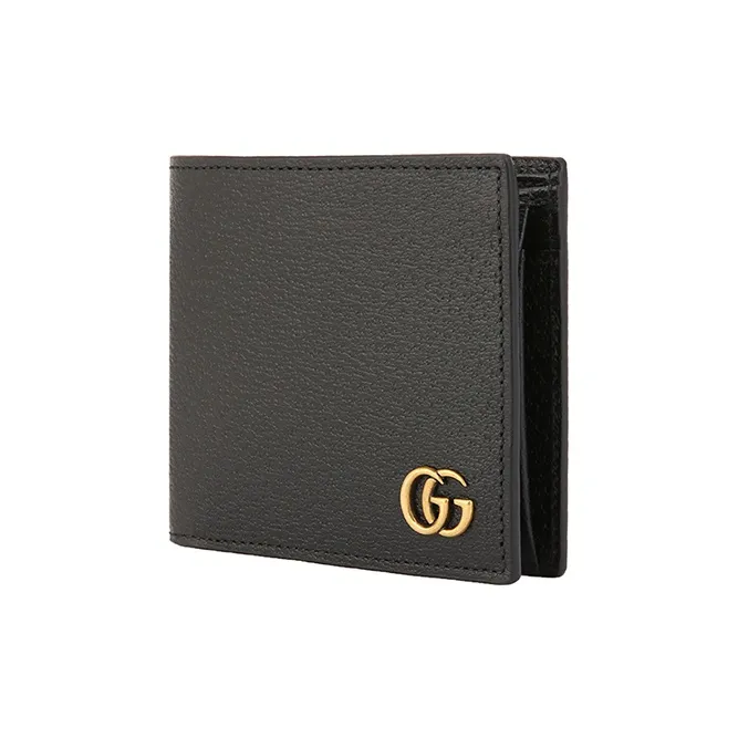GUCCI Marmont Leather Wallet Men's Black-1
