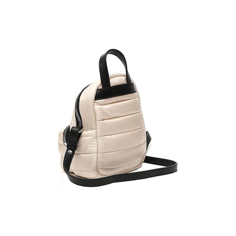 Moncler Nylon Fabric Crossbody Bag, Backpack Mini Women's White-2