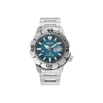 SEIKO Prospe Collection Mechanical Movement Stainless Steel Strap Watch 42.5mm Men's Watches Blue Dial SRPH75K1