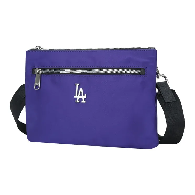 MLB Nylon Crossbody Bag Regular Unisex Purple-3