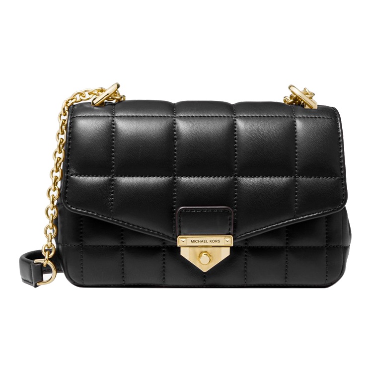 MICHAEL KORS Small Chain Shoulder Bag Black - POIZON