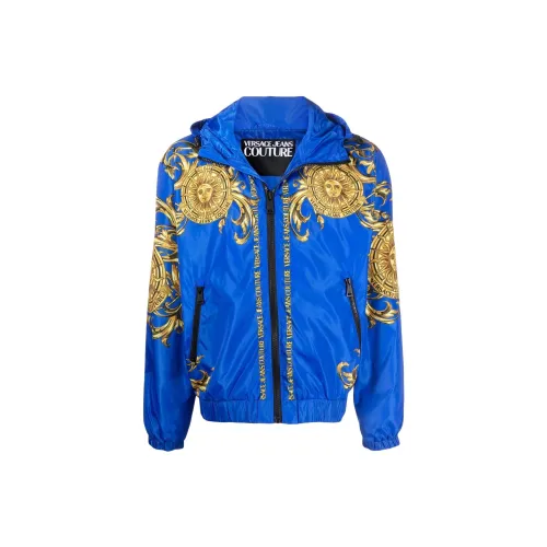 VERSACE JEANS COUTURE Jackets Men Blue