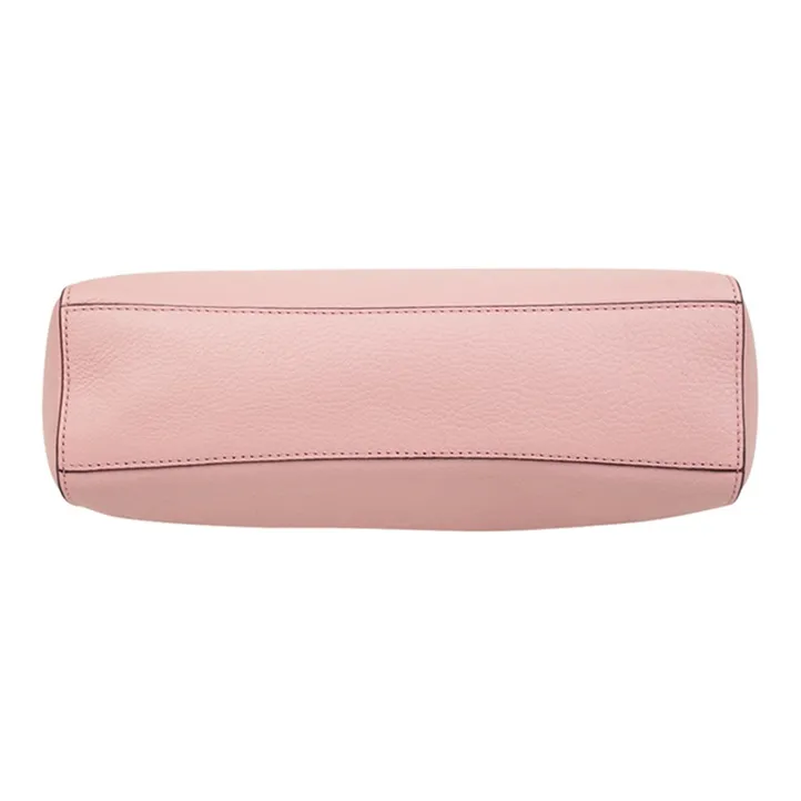 COACH Kelsey Leather Dumpling Bag Handbag Shoulder Bag Crossbody Bag Medium Size Women's Pink-4