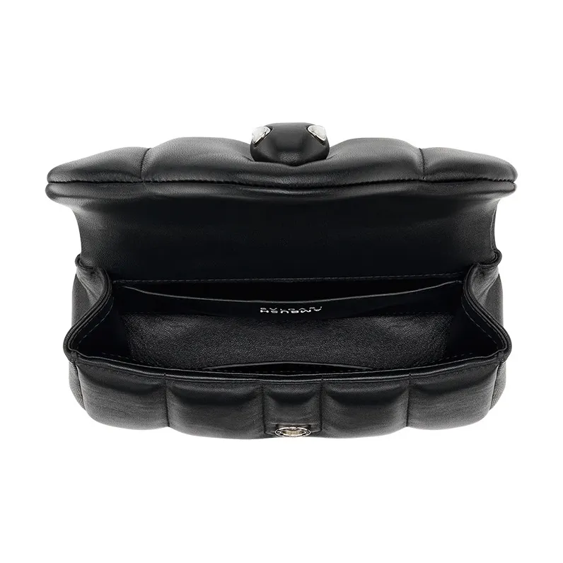 BVLGARI AMBUSH Collaboration Leather Fanny Pack Regular Unisex Black-3