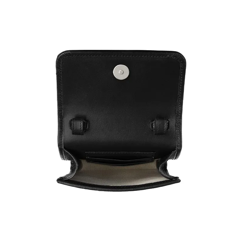 GUCCI Leather Crossbody Bags Shoulder Bags Unisex Black-4