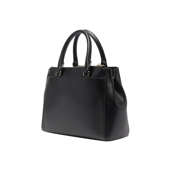 DKNY Leather Shoulder Bag Crossbody Bag Handbags Women's Black-1
