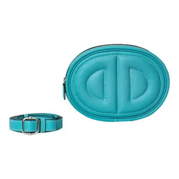 HERMES In The Loop Swift Leather Fanny Pack Women's Macaron Blue