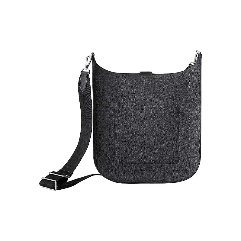 HERMES Evelyne Cow Leather Ivorie Crossbody Bag Shoulder Bag Women's Black-1