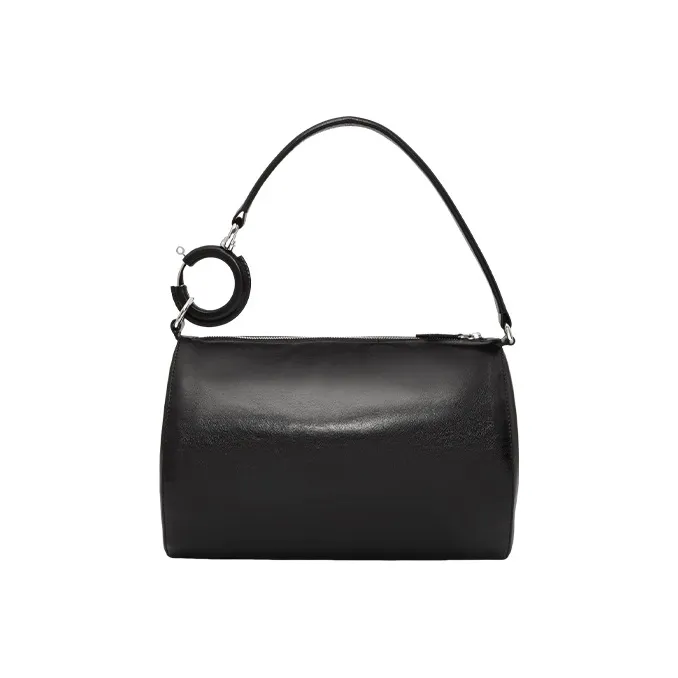 Burberry Calfskin Rhombi Bag, Shoulder Bag Trumpets Women's Black-1