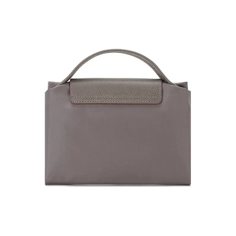LONGCHAMP Le Pliage Club Fabric Handbags Briefcases Small Size Unisex Brown-6