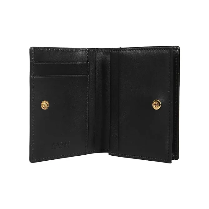 FANSIZHE Leather Card Holder Unisex Black-3