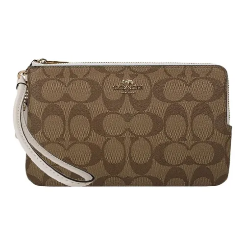 COACH Double Zip Wallet Clutches