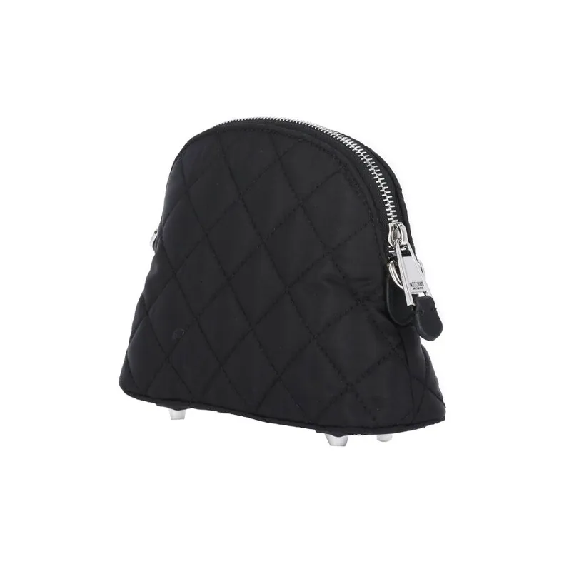 MOSCHINO Logo-embroidered Quilted Shoulder Bag-2
