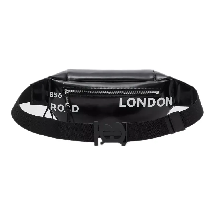 Burberry Bum Bag Horseferry Print Medium Black-3