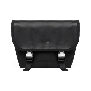COMBACK Polyamide Messenger Bag Shoulder Bag Crossbody Bag Small Size Unisex Black
