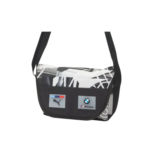 PUMA Polyurethane Messenger Bag Crossbody Bags Regular Unisex Black