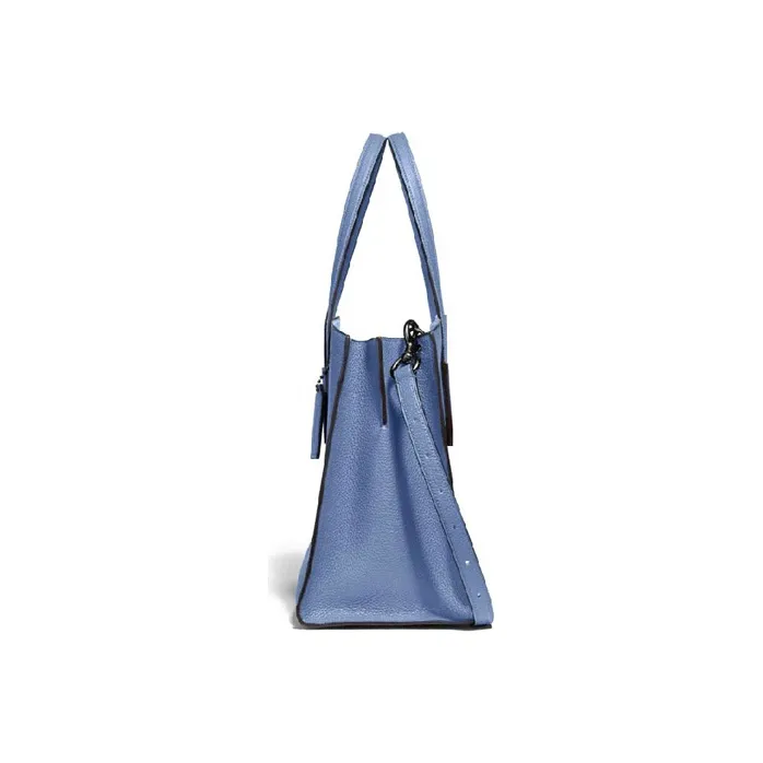 COACH Charlie Cow Leather Tote Bag Shopping Bag Shoulder Bag Crossbody Bag Handbag Large Size Women's Dark Blue-1