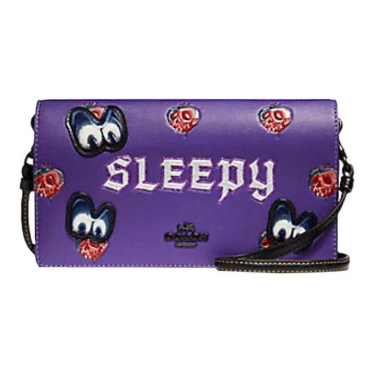 Disney X COACH Foldover Crossbody Bags-1