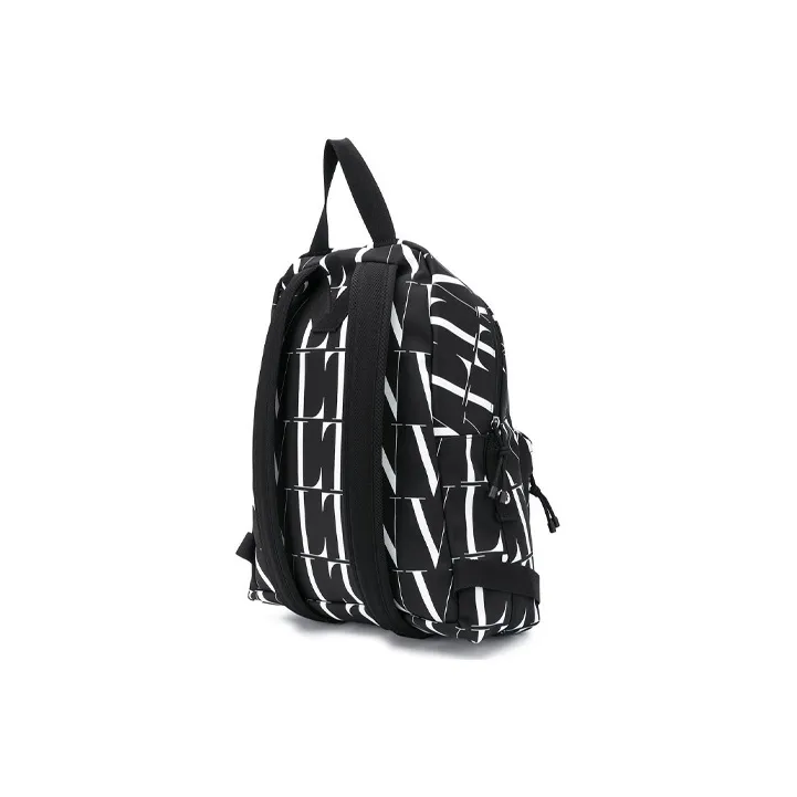Valentino Fabric Backpack Unisex Black/White-1