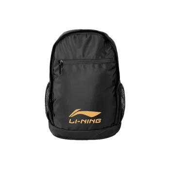 LiNing Polyester Backpack Regular Unisex Black