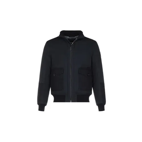 HUGO BOSS Puffer Jackets Men Dark Blue