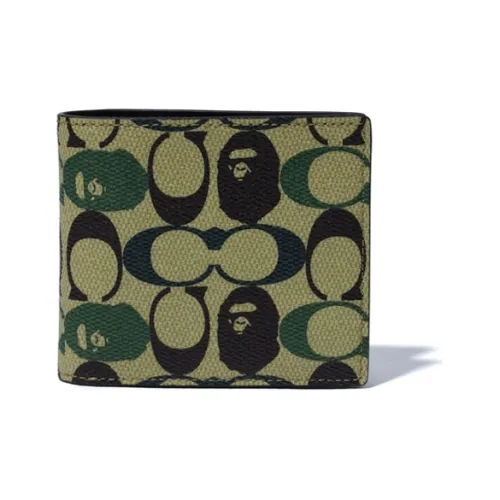 Coach X A BATHING APE Bape Wallets